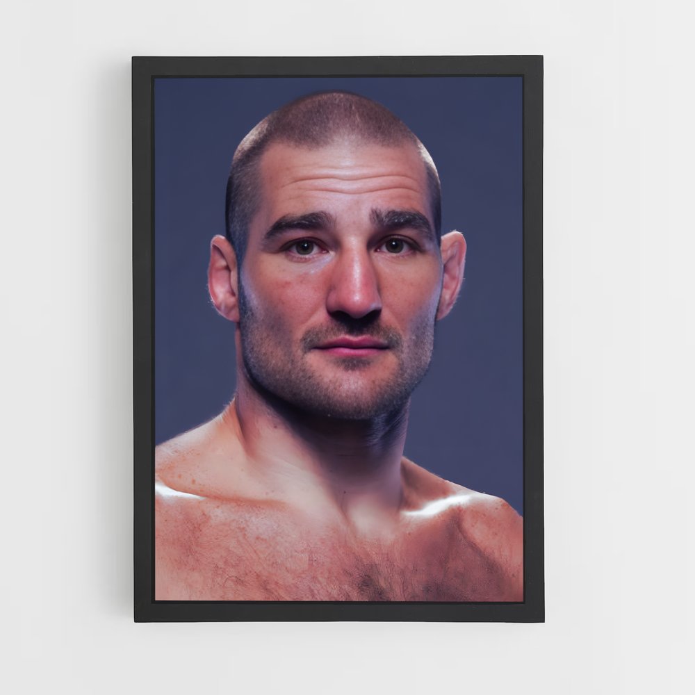 Poster Sean strickland rasé – affiche MMA (vue 2)